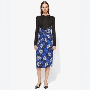 Proenza Schouler Re-Edition Knotted Dress in Blue Size 2